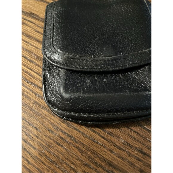 The Original Taxi Wallet Black Leather/Black Interior Bifold Billfold Vintage - Picture 3 of 9